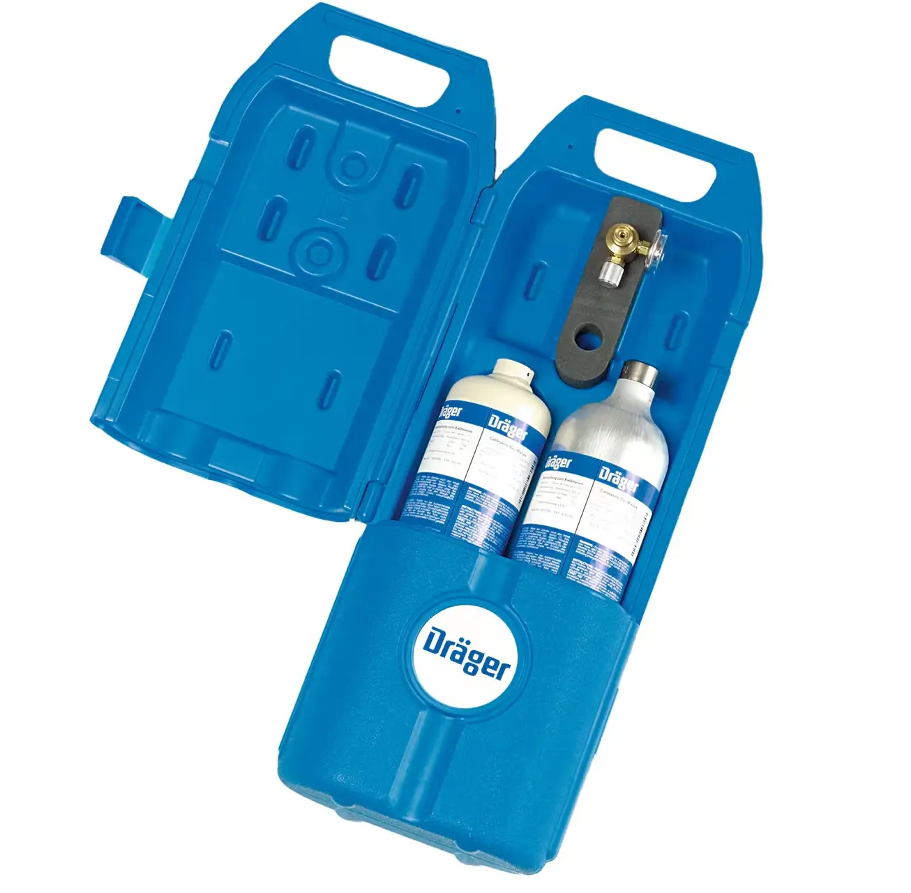 Coffret de gaz étalon Dräger utilisé par Difenair pour la calibration des détecteurs