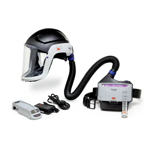 Casque à ventilation assistée 3M Versaflo, EPI de catégorie III entretenu par Difenair